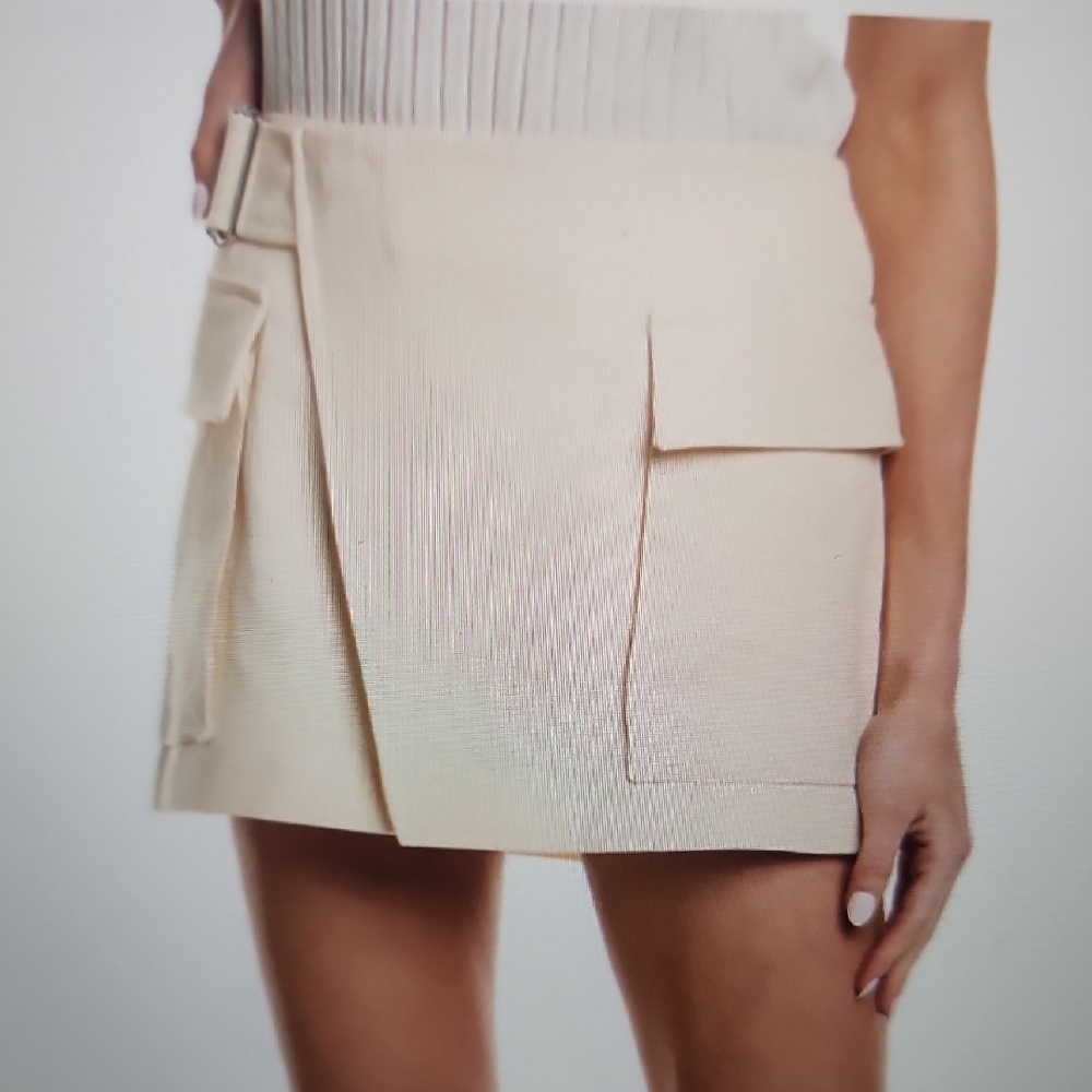 A.L.C. Conan Linen Blend Skirt Size 8 $350